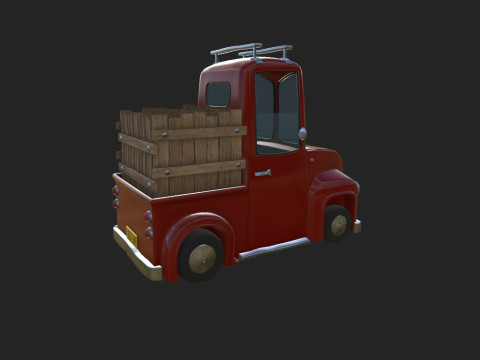 Truck Cartoon Modello 3D