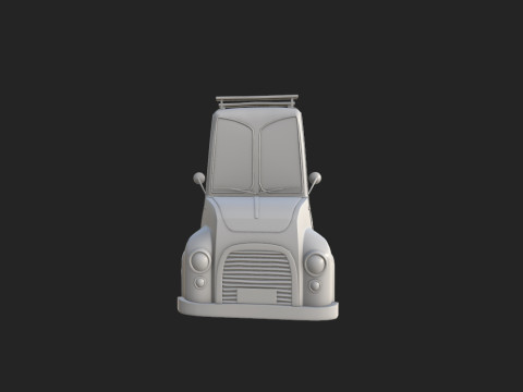 Truck Cartoon Modello 3D
