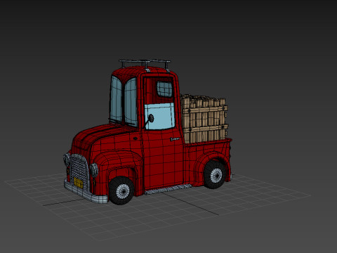 Truck Cartoon Modello 3D