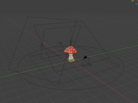 Mushroom cartoon Modelo 3D