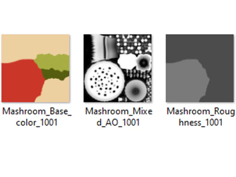 Mantar karikat&uuml;r 3D Model