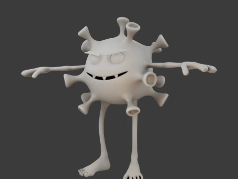 Kresk&oacute;wka wirusa Model 3D