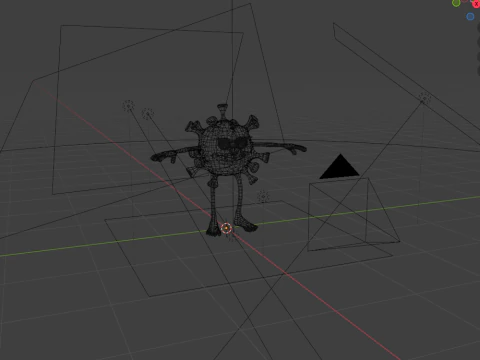 Kresk&oacute;wka wirusa Model 3D