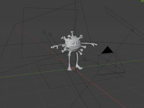 Kresk&oacute;wka wirusa Model 3D