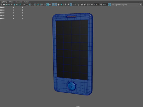 Cellulare Mobile Cartoon Modello 3D