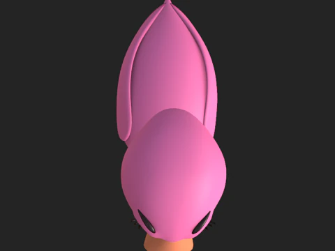 Flamingo cartoon 02 3D Model