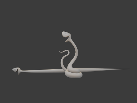 Snake cartoon 02 3D मॉडल