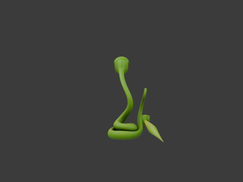 Snake cartoon 02 3D मॉडल