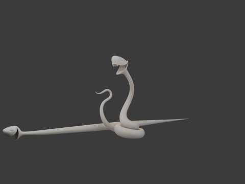 Snake cartoon 02 3D मॉडल