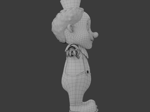 Clown cartoon 04 3D Model