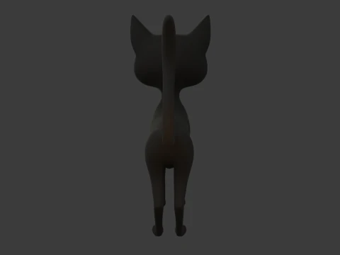 Cat cartoon 3D Model