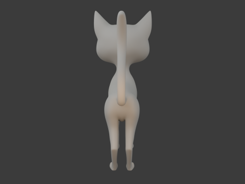 Cat cartoon 3D Model
