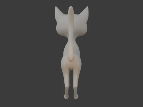 Cat cartoon 3D Model