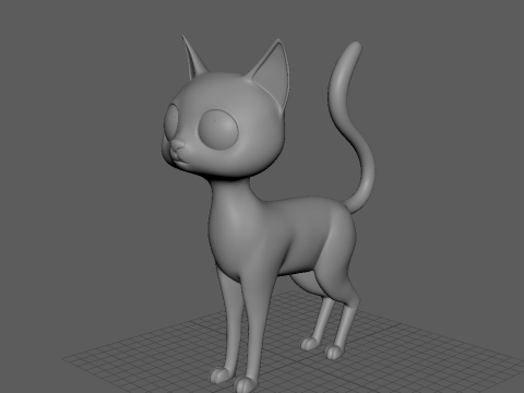 Cat cartoon 3D Model
