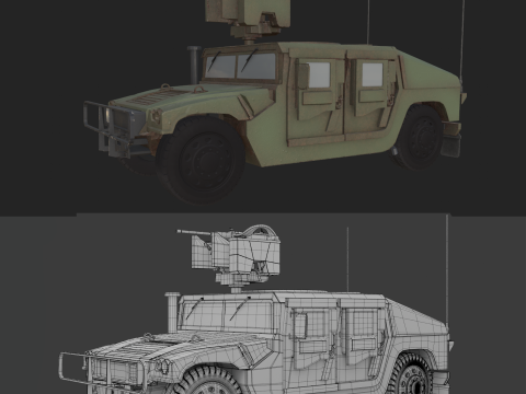 HMMWV Modèle 3D