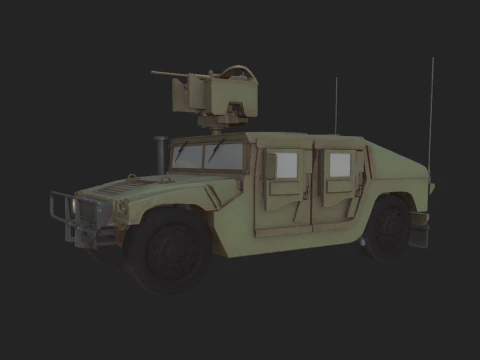 HMMWV Modello 3D