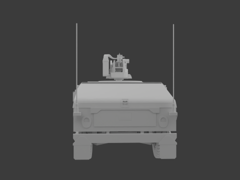 HMMWV Modello 3D