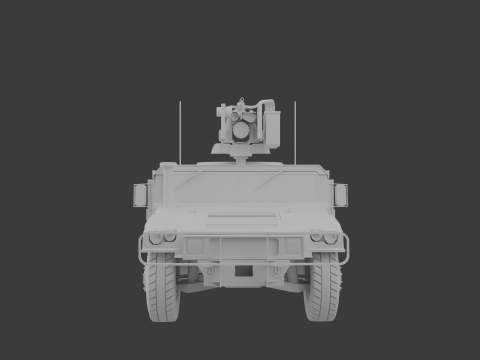 HMMWV Modello 3D