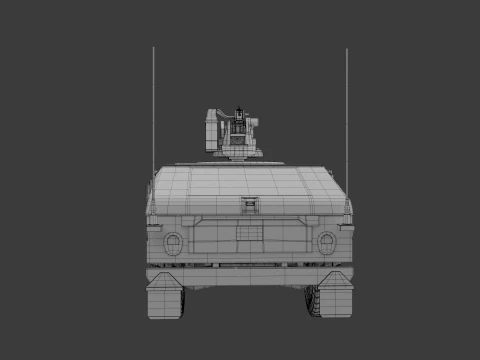 HMMWV Modello 3D