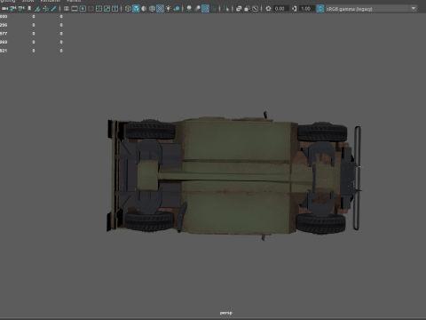 HMMWV Modello 3D