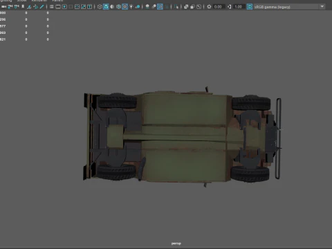 HMMWV Modello 3D