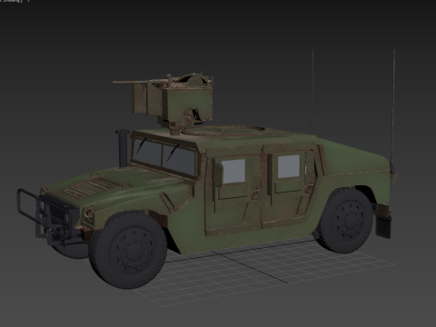 HMMWV Modello 3D