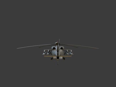 USA military helicopter black hawk 3D Model