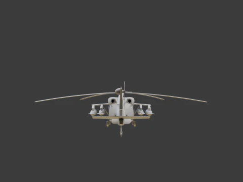USA military helicopter black hawk 3D Model