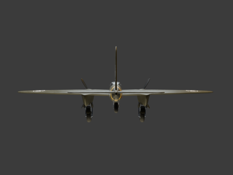 American Fighter Aircraft 3D Модель