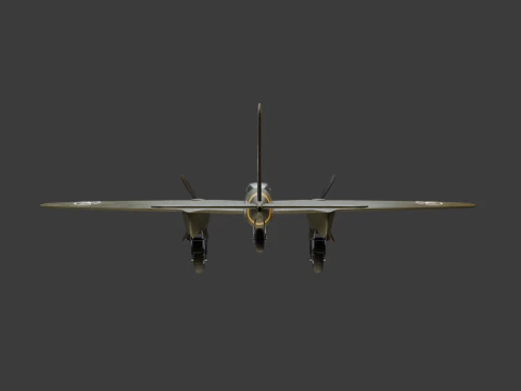 American Fighter Aircraft 3D Model