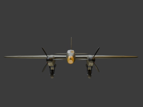 American Fighter Aircraft 3D Модель