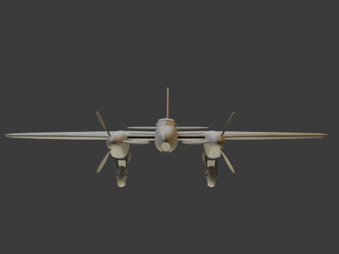 American Fighter Aircraft 3D Модель