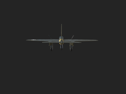 American Fighter Aircraft 3D Модель