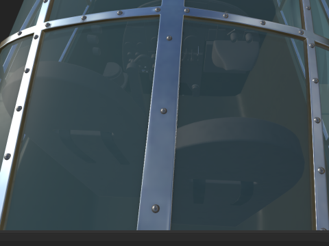 American Fighter Aircraft 3D Модель