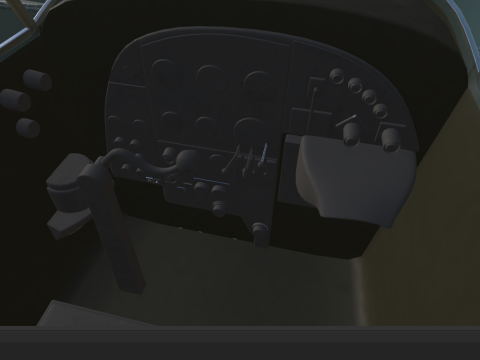 American Fighter Aircraft 3D Модель