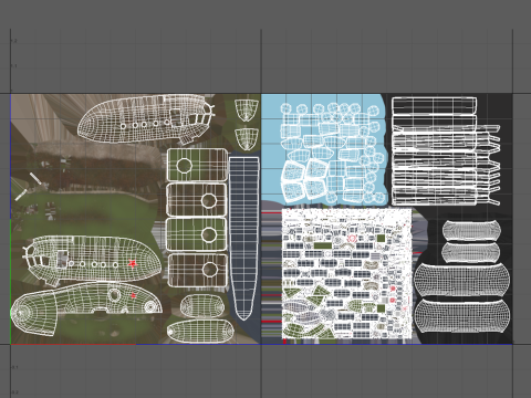 Helikopter Angkatan Udara Rusia Mi-8 Model 3D
