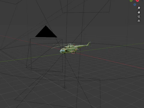 Helic&oacute;ptero Mi-8 da For&ccedil;a A&eacute;rea Russa Modelo 3D