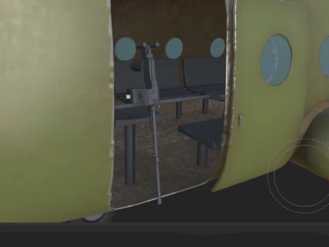 Helic&oacute;ptero Mi-8 da For&ccedil;a A&eacute;rea Russa Modelo 3D