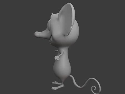 Topo cartone animato 02 Modello 3D