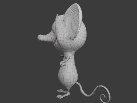 Topo cartone animato 02 Modello 3D