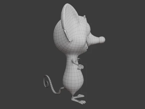 Topo cartone animato 02 Modello 3D