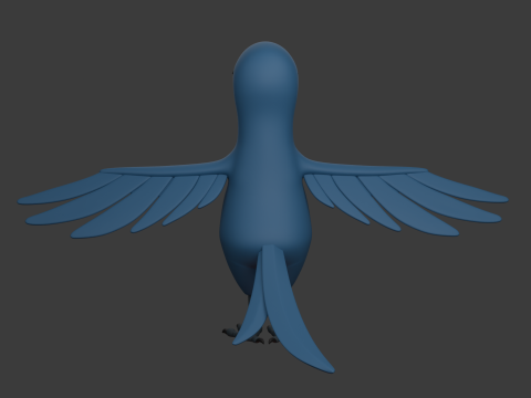 loro, caricatura Modelo 3D