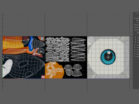 Tukan-Cartoon 3D Modell