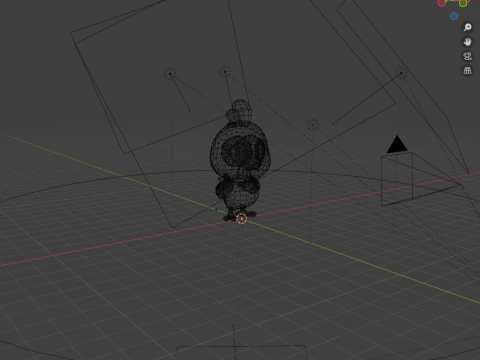 Chicken Cartoon 02 3D Model