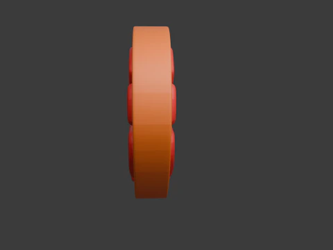 Raw Meat Cartoon 3D Model