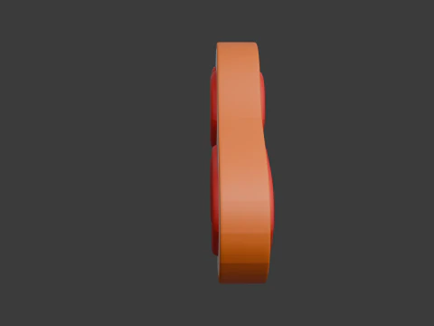 Raw Meat Cartoon 3D Model