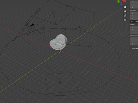Rohfleisch-Cartoon 3D Modell