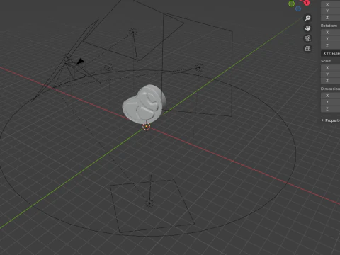 Raw Meat Cartoon 3D Model