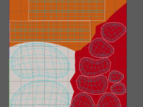 Rohfleisch-Cartoon 3D Modell