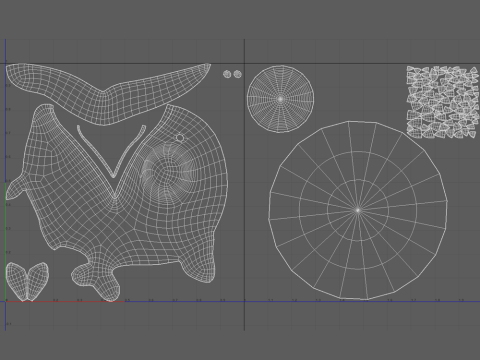 Piranha cartoon 3D Model